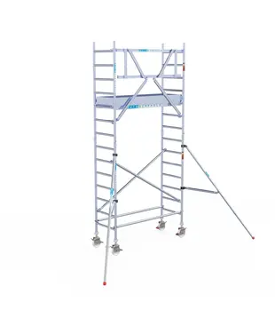 Échafaudage roulant EuroScaffold Original 75x190 hauteur travail 5,2 m