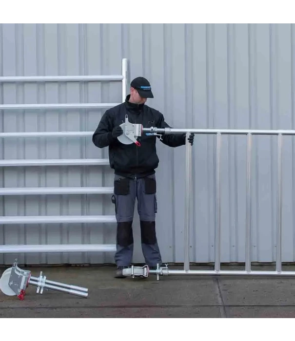 EuroScaffold Échafaudage roulant EuroScaffold Original 75x190 hauteur travail 5,2 m