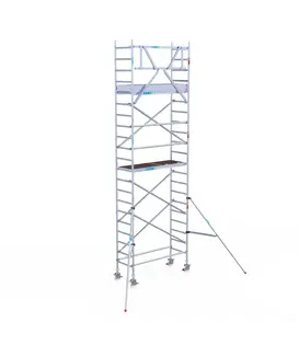 Échafaudage roulant EuroScaffold Original 75x190 hauteur travail 7,2 m