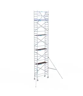 Échafaudage roulant EuroScaffold Original 75x190 hauteur travail 10,2 m