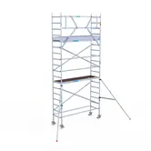 Échafaudage roulant EuroScaffold Original 75x250 hauteur travail 6,2 m