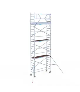 Échafaudage roulant EuroScaffold Original 75x250 hauteur travail 8,2 m