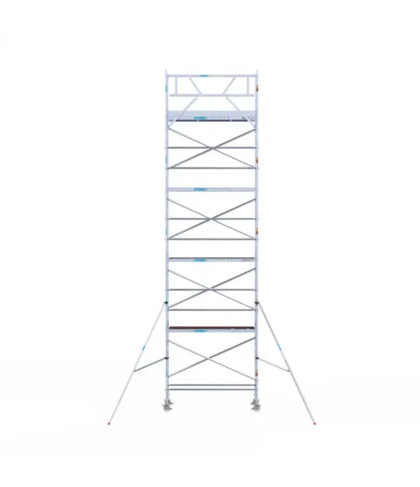 EuroScaffold Échafaudage roulant EuroScaffold Original 75x250 hauteur travail 10,2 m