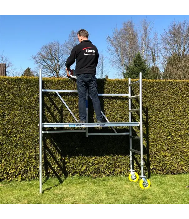 ASC ASC Rollgerüst Garten Arbeitshöhe 3 m