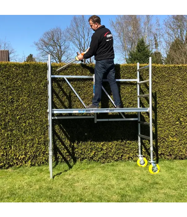 ASC ASC Rollgerüst Garten Arbeitshöhe 3 m