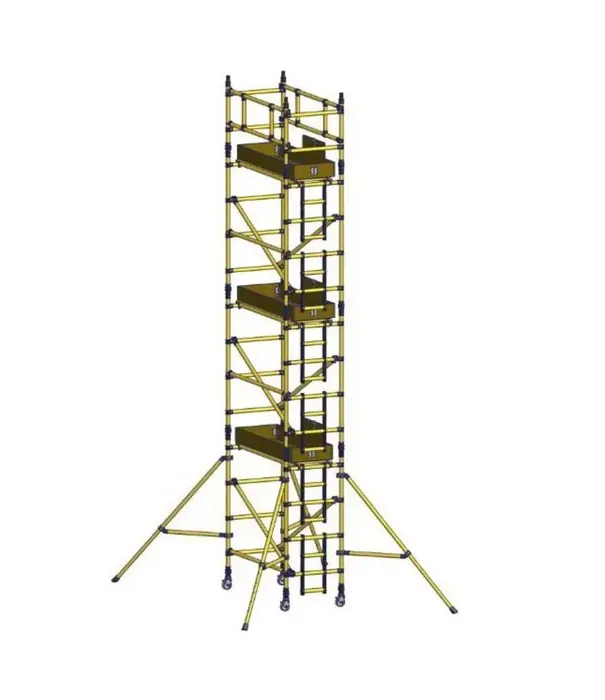 Genex Scaffolds Genex Prosafe échafaudage en fibre de verre 85x200 hauteur travail 6 m