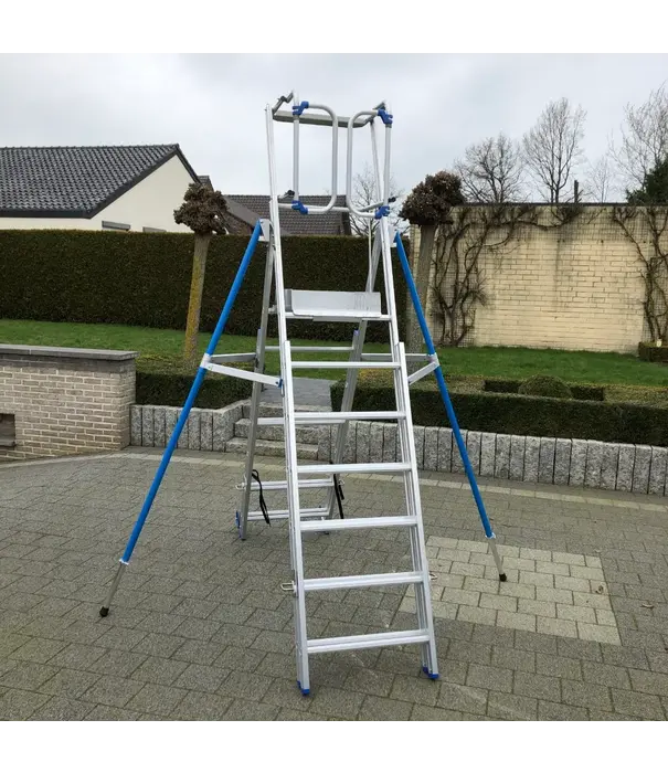 Solide Solide PIR telescopisch werkplatform 7-10 treden