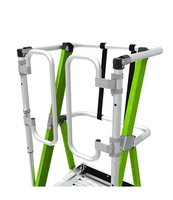 Little Giant Little Giant Safety Cage escabeau en fibre 6 marches