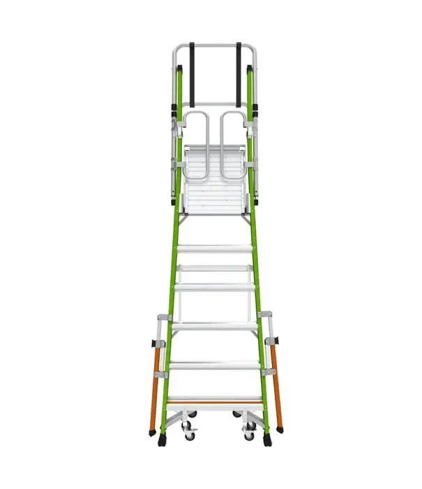 Little Giant Little Giant Safety Cage Podestleiter GFK 6 Stufen