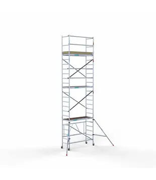 Échafaudage pliant Euroscaffold hauteur travail 7,50 m