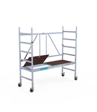 Échafaudage pliable Euroscaffold plate-forme avec trappe d'acces