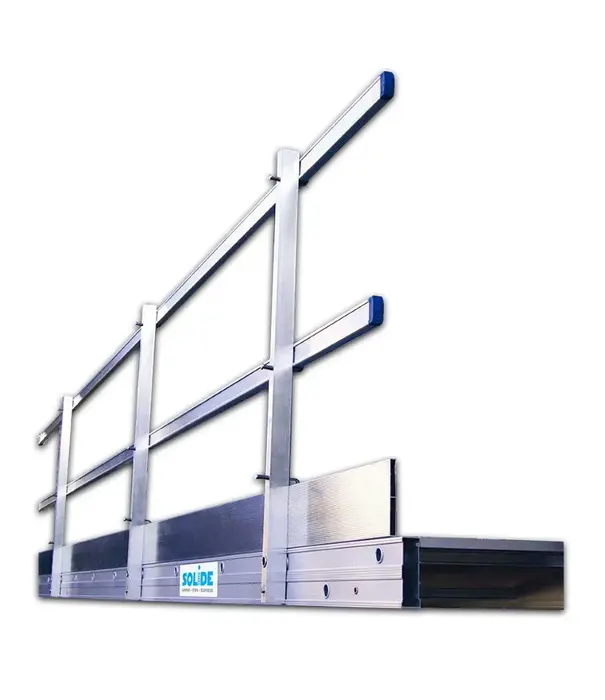Solide Solide passerelle de travail en aluminium 6,20 m
