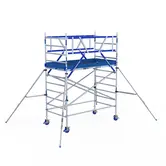 ASC Rollgerüst AGS Pro doppelseitig 135 x 190 x 4,2 m Arbeitshöhe