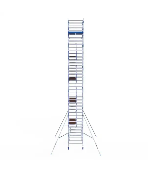 ASC Échafaudage roulant ASC AGS Pro double 135 x 190 x 12,2 m hauteur travail
