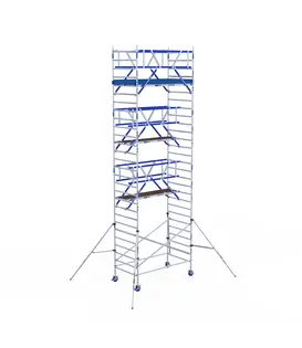 ASC Rollgerüst AGS Pro doppelseitig 135 x 250 x 9,2 m Arbeitshöhe