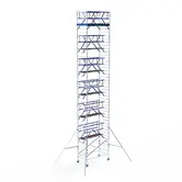 Échafaudage roulant ASC AGS Pro double 135 x 250 x 14,2 m hauteur travail