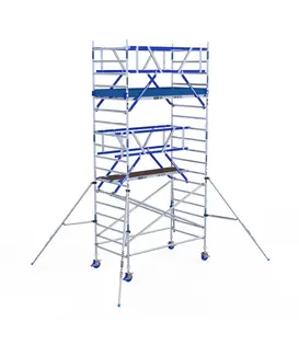 ASC Rollgerüst AGS Pro doppelseitig 135 x 305 x 6,2 m Arbeitshöhe