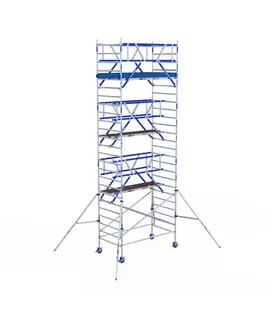 Échafaudage roulant ASC AGS Pro double 135 x 305 x 8,2 m hauteur travail