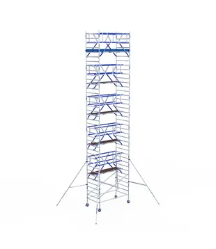 Échafaudage roulant ASC AGS Pro double 135 x 305 x 12,2 m hauteur travail