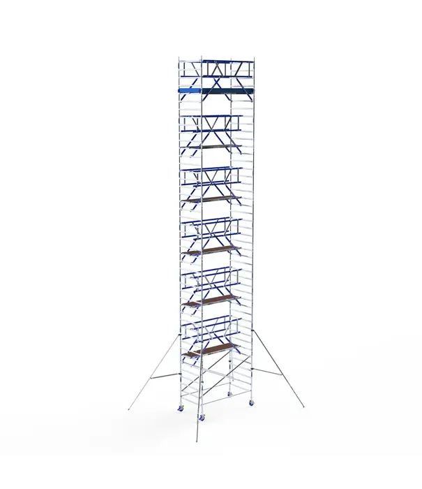 ASC Échafaudage roulant ASC AGS Pro double 135 x 305 x 14,2 m hauteur travail