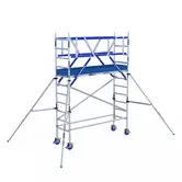 Échafaudage roulant ASC AGS Pro double 75 x 250 x 4,2 m hauteur travail