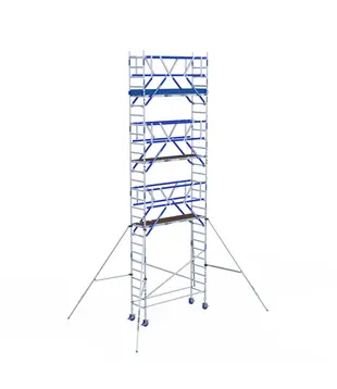 Échafaudage roulant ASC AGS Pro double 75 x 305 x 9,2 m hauteur travail