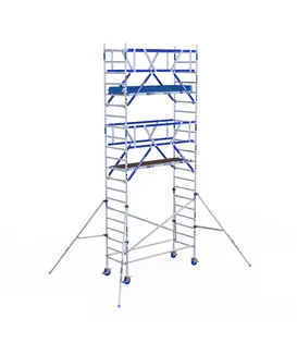 ASC Rollgerüst AGS Pro doppelseitig 90 x 190 x 7,2 m Arbeitshöhe