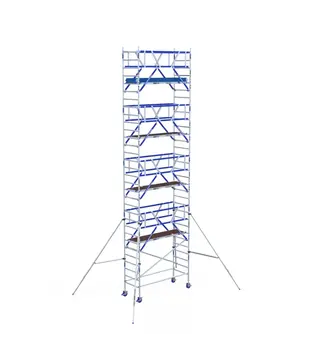 Échafaudage roulant ASC AGS Pro double 90 x 190 x 10,2 m hauteur travail