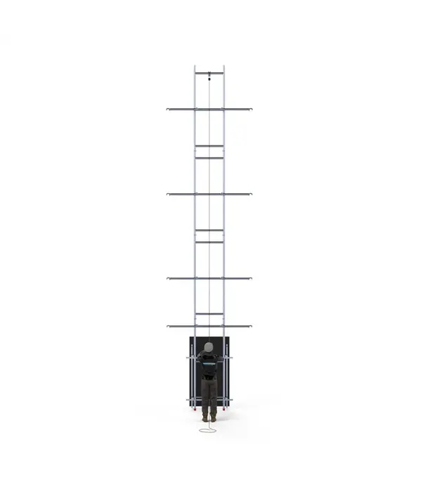 EuroScaffold Élevateur solaire - élevateur d'échafaudage EuroScaffold HT 8,20 m