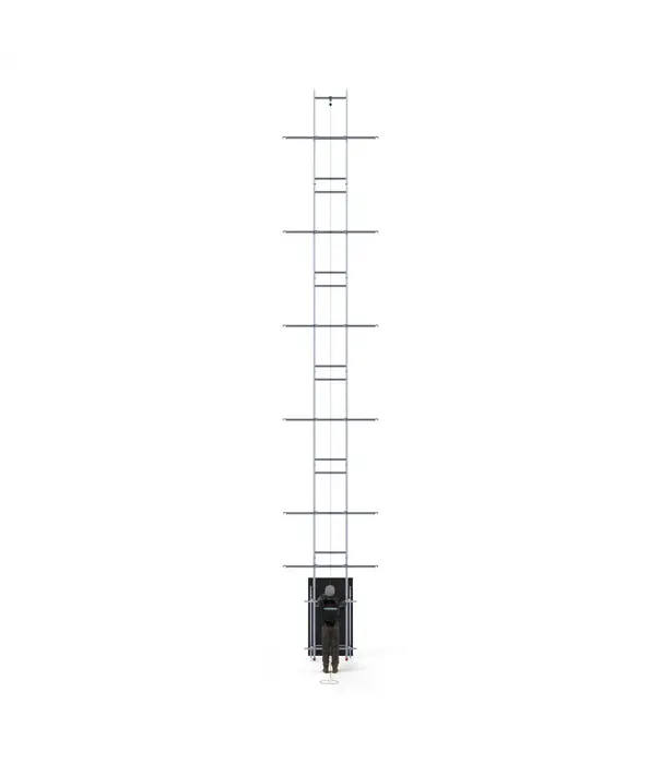 EuroScaffold Élevateur solaire - élevateur d'échafaudage EuroScaffold HT 12,20 m