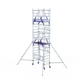 EuroScaffold Rollgerüst ONE XL PRO 75x165 Arbeitshöhe 6,20 m