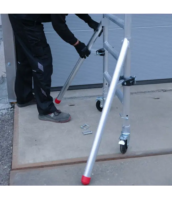 EuroScaffold Stabilisateur échafaudage pliant (4 pièces)