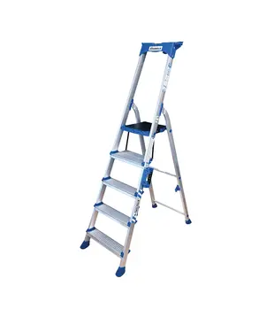 Alumexx Twin-deck escabeau de maison 5 marches