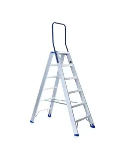 Eurostairs dubbele trap 2x6 treden STXD-6