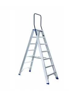 Eurostairs Stufen-Doppelleiter 2x7 Stufen STXD-7