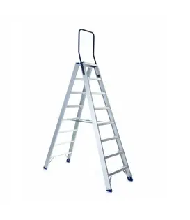 Eurostairs escabeau double 2x8 marches STXD-8