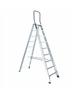 Eurostairs escabeau double 2x9 marches STXD-9