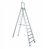 Eurostairs Stufen-Doppelleiter 2x12 Stufen STXD-12