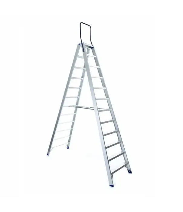 Eurostairs Eurostairs Stufen-Doppelleiter 2x12 Stufen STXD-12