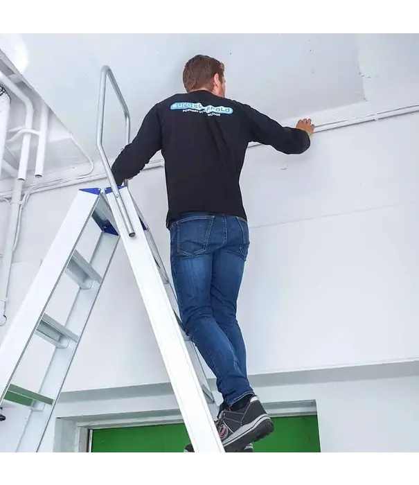 Eurostairs Eurostairs Stufen-Doppelleiter 2x12 Stufen STXD-12
