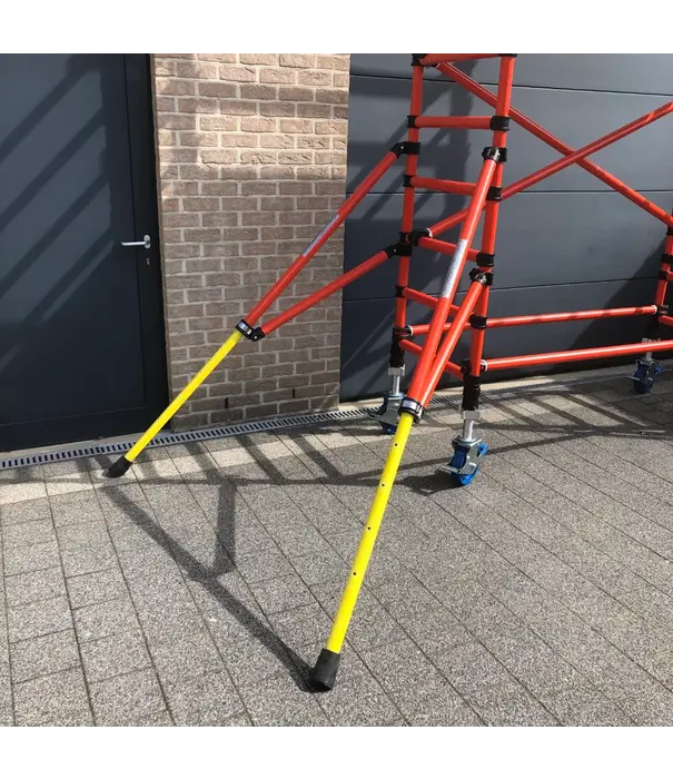 Genex Scaffolds Genex Unitec échafaudage en fibre de verre 75x200 hauteur travail 4 m
