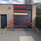 Genex Unitec échafaudage en fibre de verre 75x250 hauteur travail 4 m