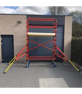 Genex Unitec échafaudage en fibre de verre 75x250 hauteur travail 4 m
