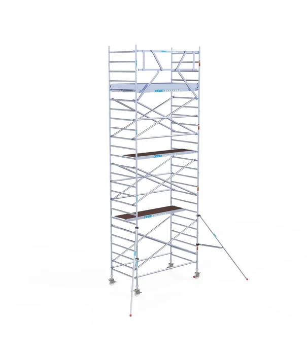 EuroScaffold Euroscaffold PRO échafaudage roulant 135x250 - 8 m + remorque fermée