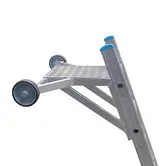 ASC Leiter Wandabstandshalter Aluminium mit Riffelblech