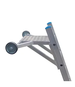 ASC Leiter Wandabstandshalter Aluminium mit Riffelblech