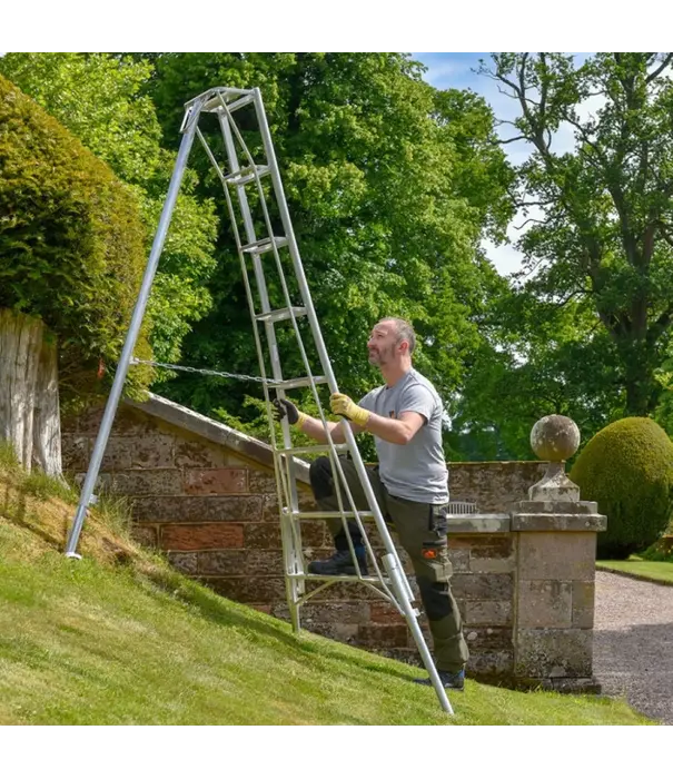Vultur ladders Échelle tripode Vultur 420 cm avec 3 pieds réglables