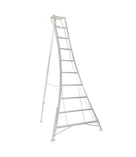 Échelle tripode Vultur 420 cm avec 3 pieds réglables