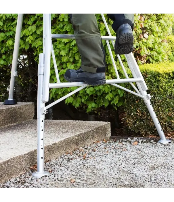 Vultur ladders Vultur tripod ladder 420 cm met 3 verstelbare poten
