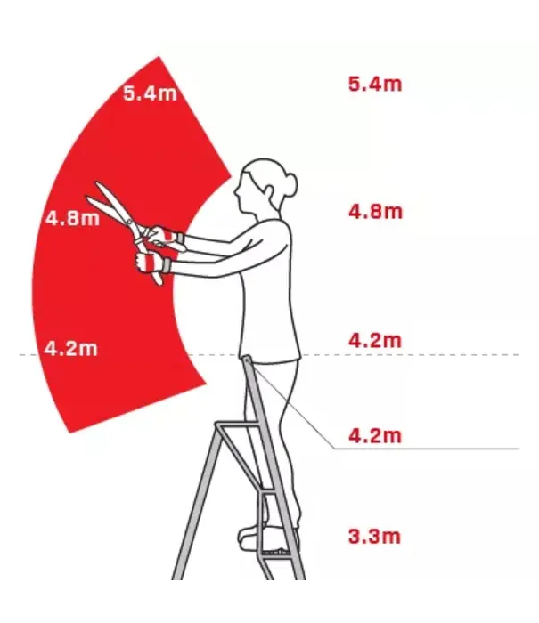 Vultur ladders Échelle tripode Vultur 420 cm avec 3 pieds réglables